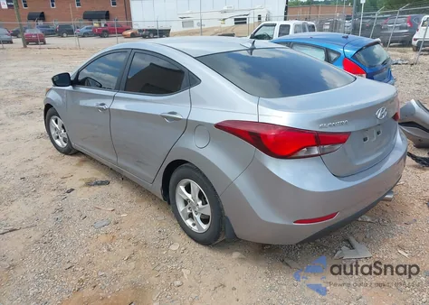 2015 Hyundai Elantra Se из США, поврежденный, VIN 5NPDH4AEXFH577531